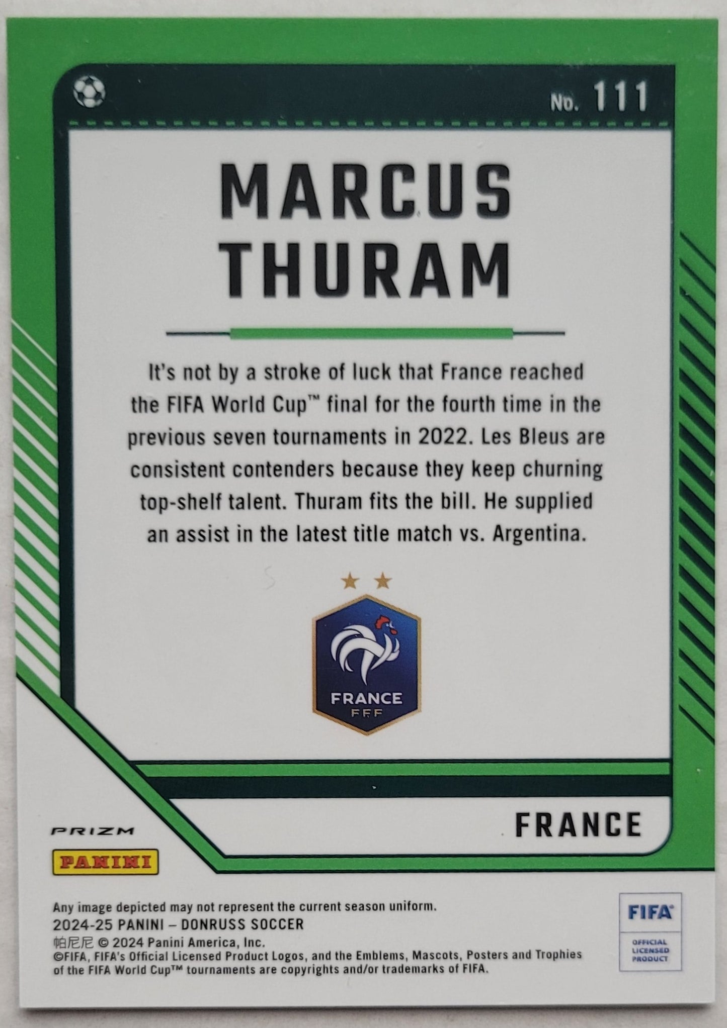 Marcus Thuram - 2024-25 Donruss Cubic #111