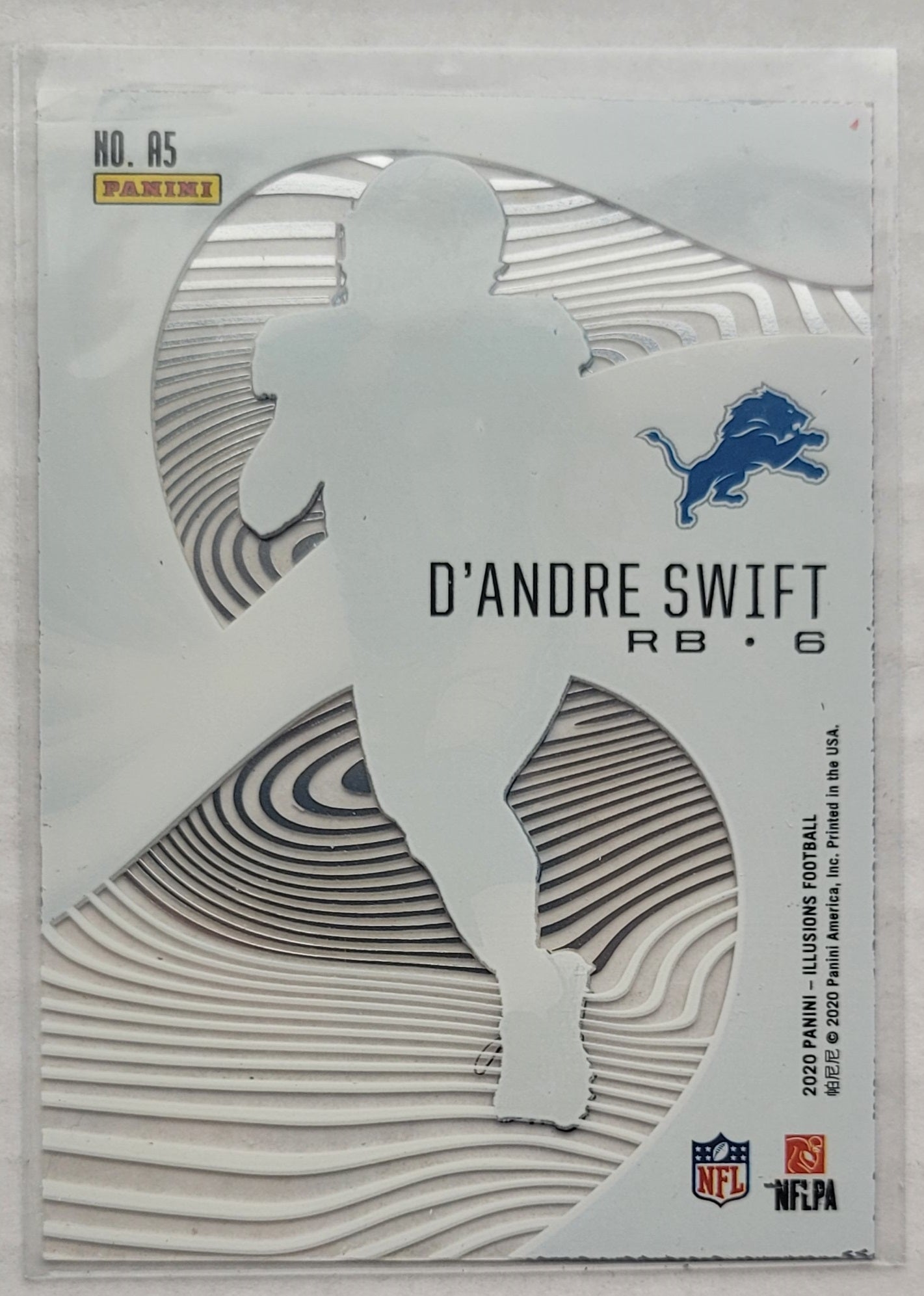 D'Andre Swift - 2020 Panini Illusions Astounding #5