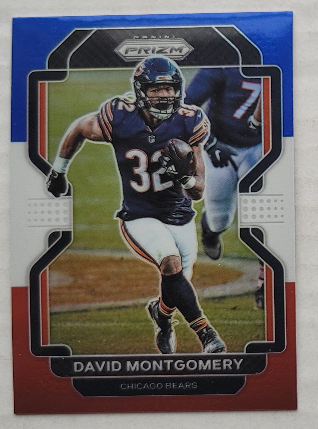 David Montgomery - 2021 Panini Prizm Prizms Red White and Blue #160