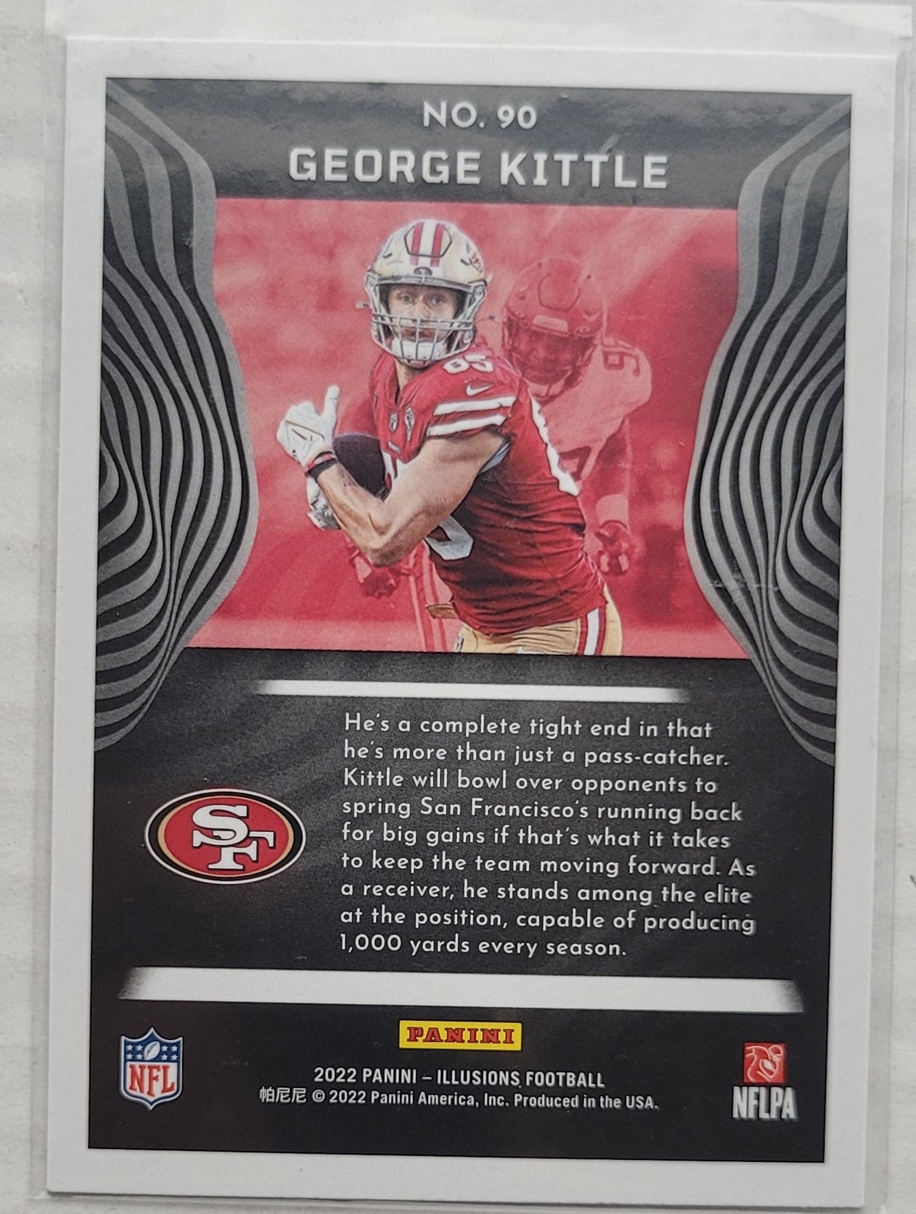 George Kittle - 2022 Panini Illusions Diamond #90