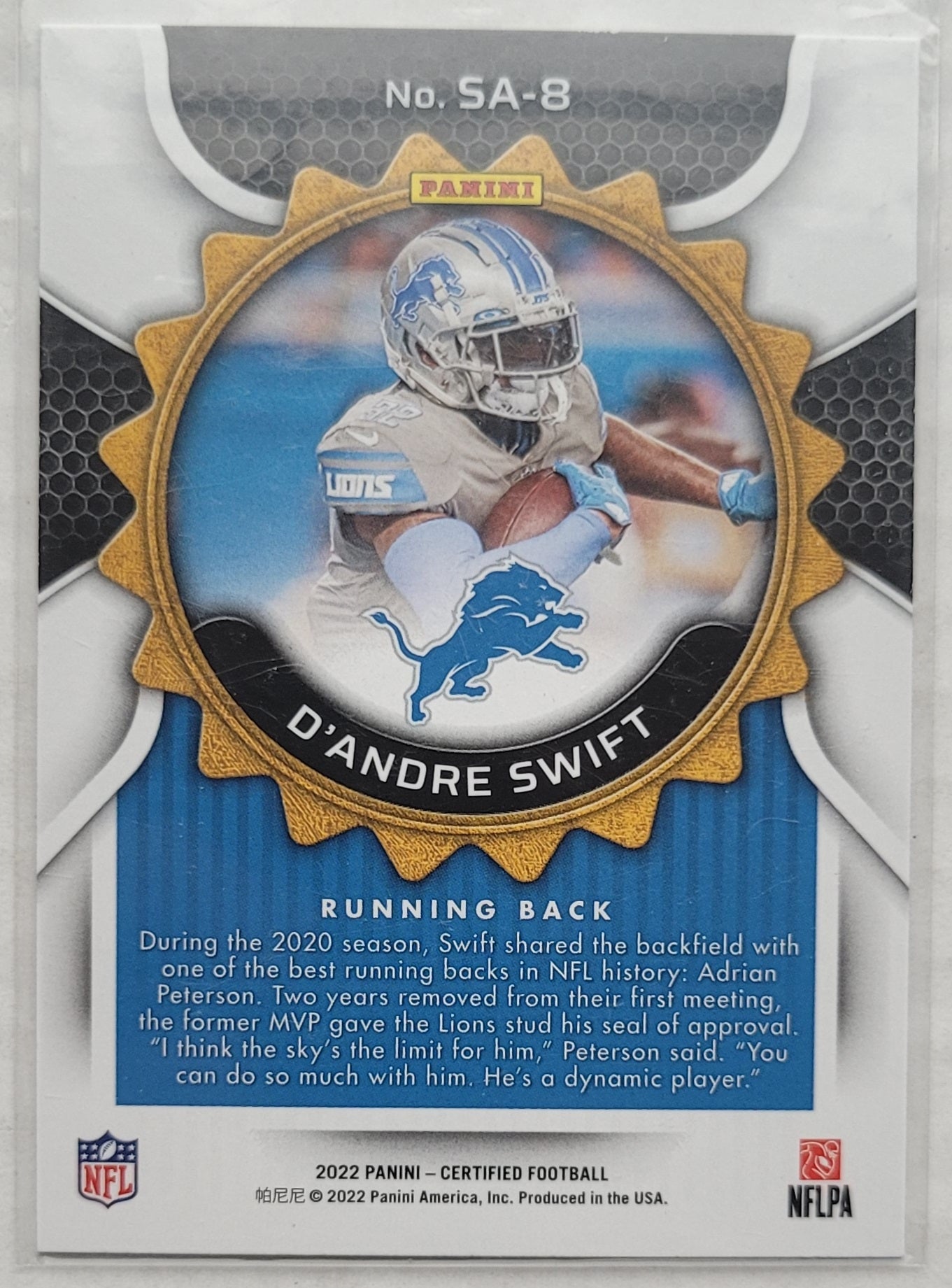 D'Andre Swift - 2022 Certified Seal of Approval #8