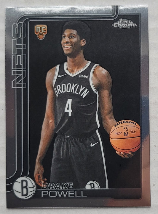 Drake Powell - 2025-26 Topps Chrome #272 RC
