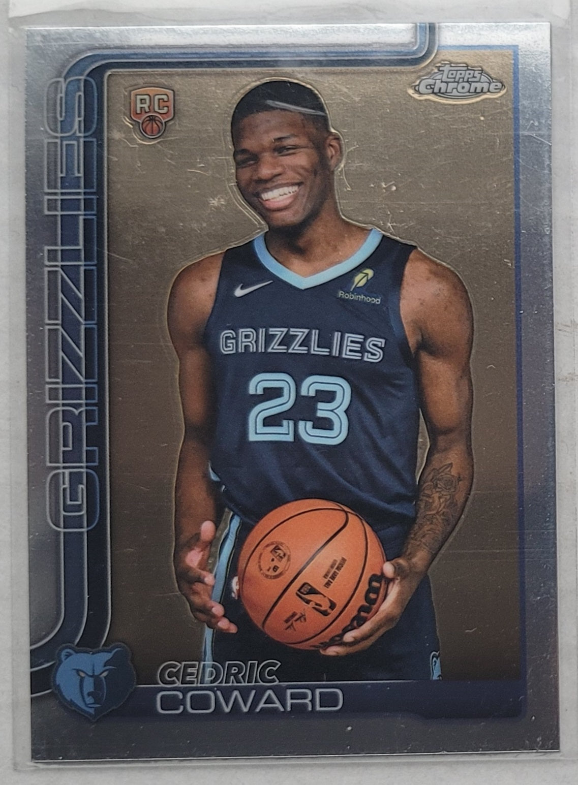 Cedric Coward - 2025-26 Topps Chrome #261 RC