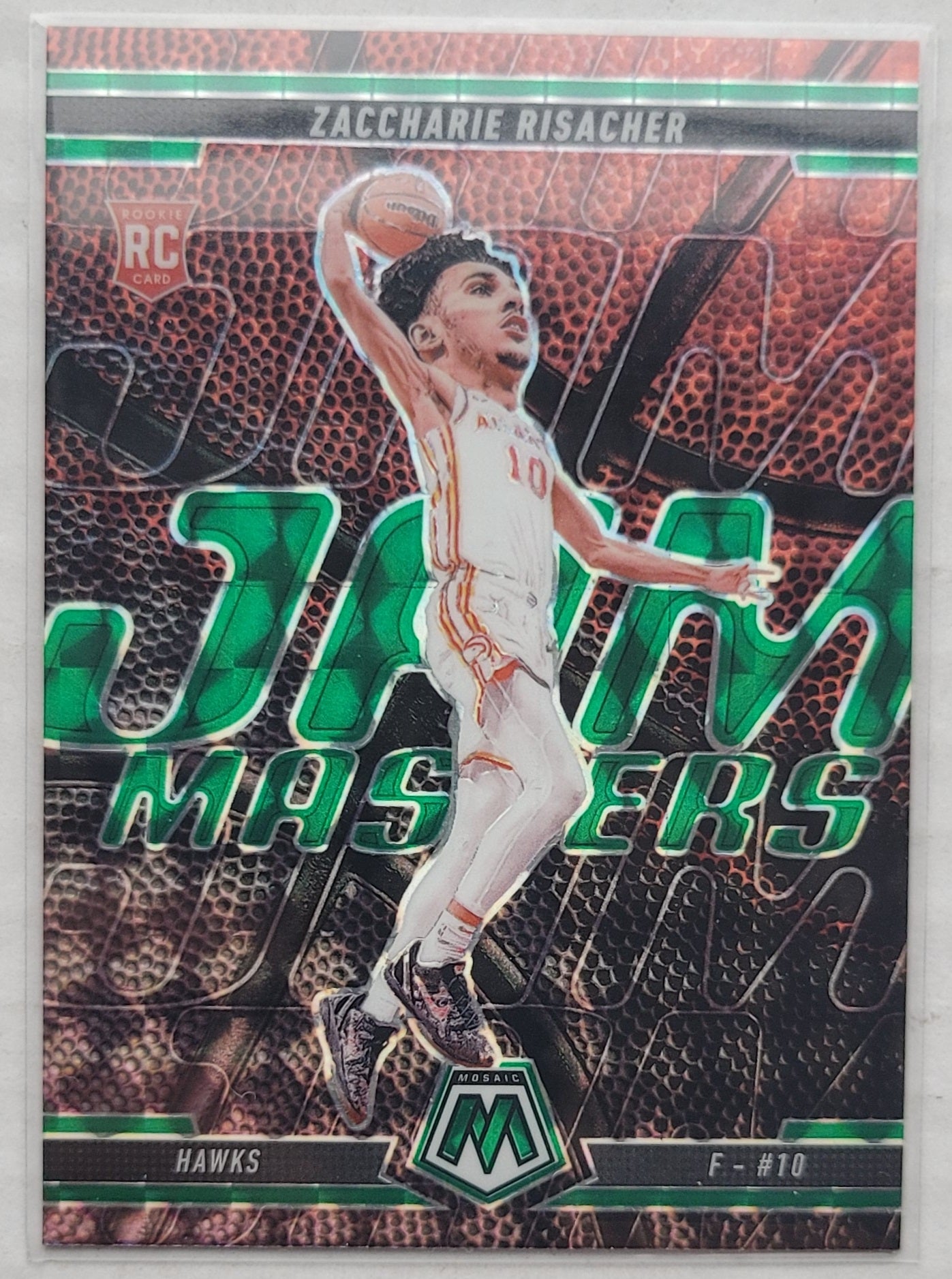 Zaccharie Risacher - 2024-25 Panini Mosaic Jam Masters Mosaic Green #8
