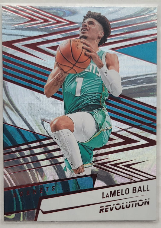 LaMelo Ball - 2024-25 Panini Revolution Red Swirl #89
