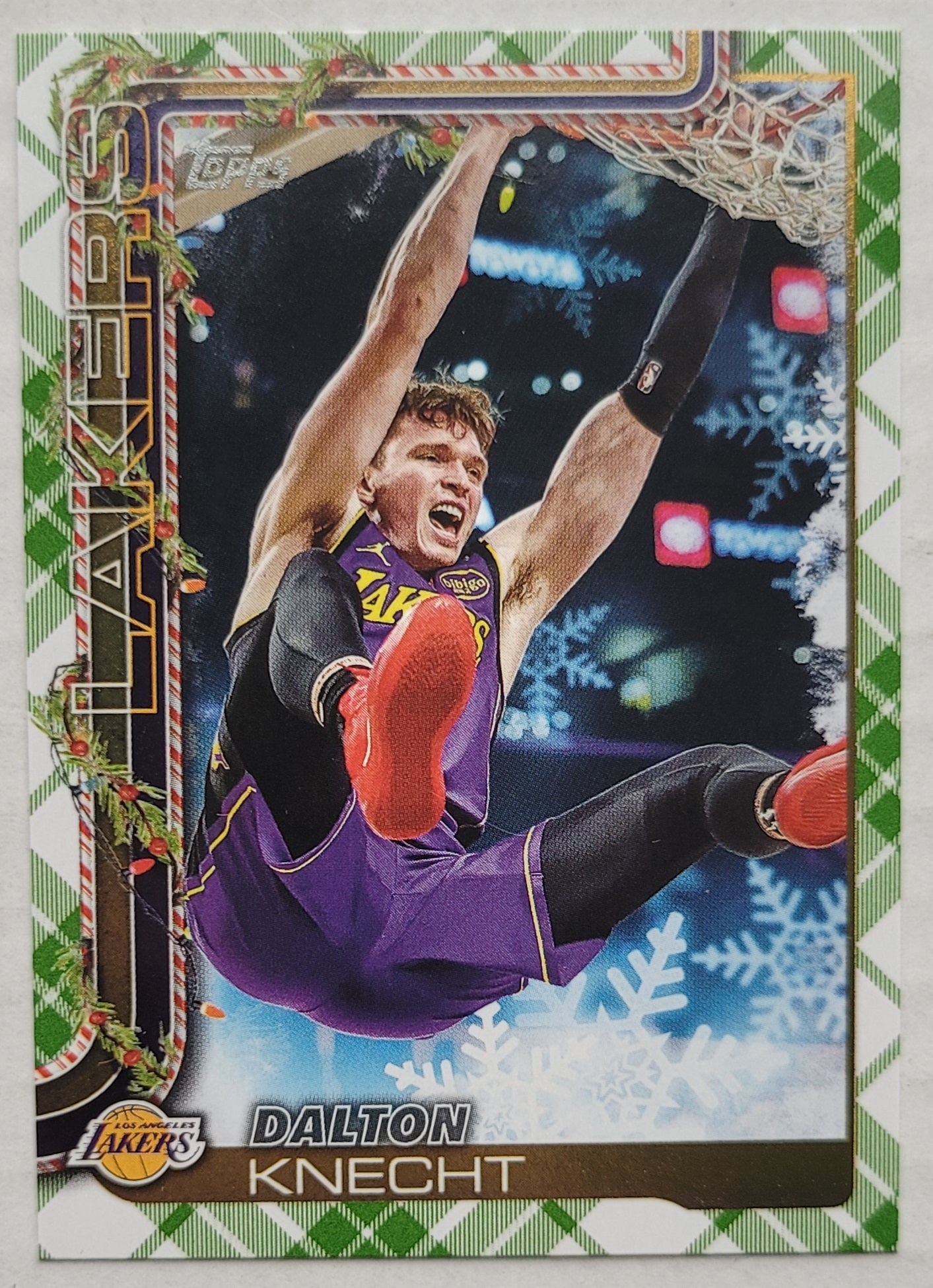 Dalton Knecht - 2025-26 Topps Holiday Plaid #H122