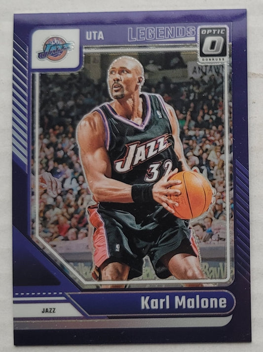 Karl Malone - 2024-25 Donruss Optic Purple #229 LGD