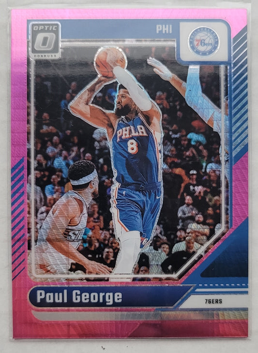 Paul George - 2024-25 Donruss Optic Hyper Pink #110