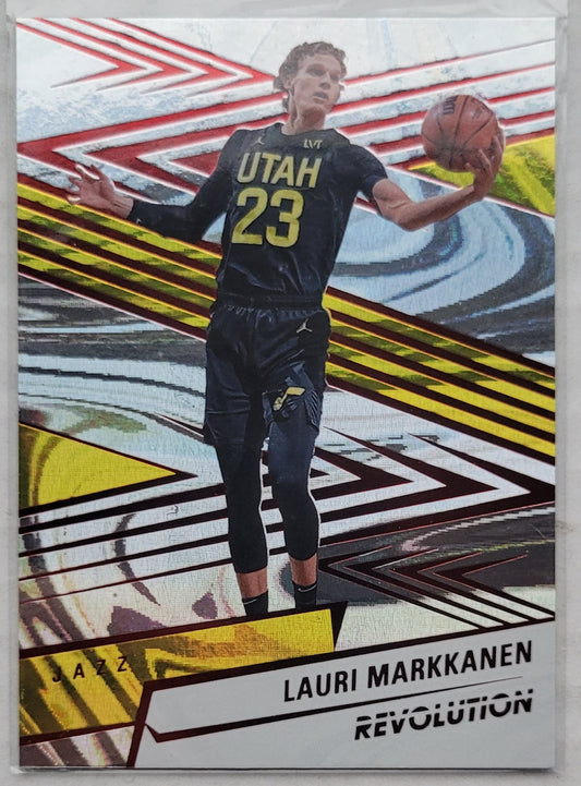 Lauri Markkanen - 2024-25 Panini Revolution Red Swirl #66