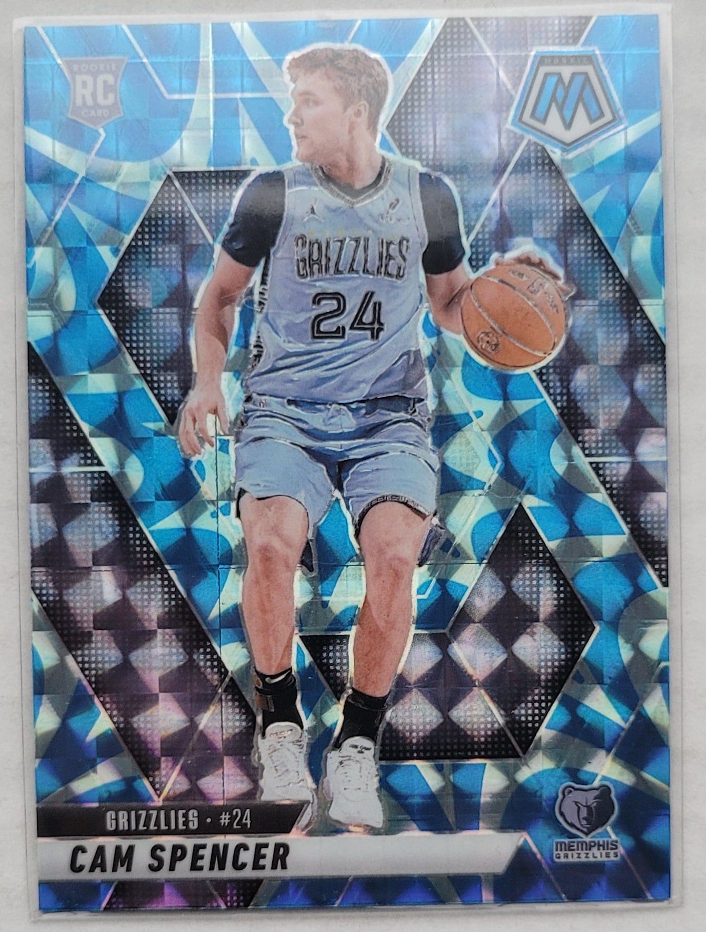 Cam Spencer - 2024-25 Panini Mosaic Mosaic Reactive Blue #227 RC