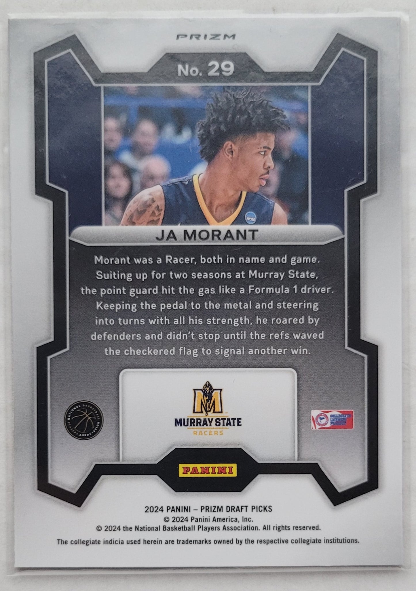 Ja Morant - 2024-25 Panini Prizm Draft Picks Prizms Red Ice #29