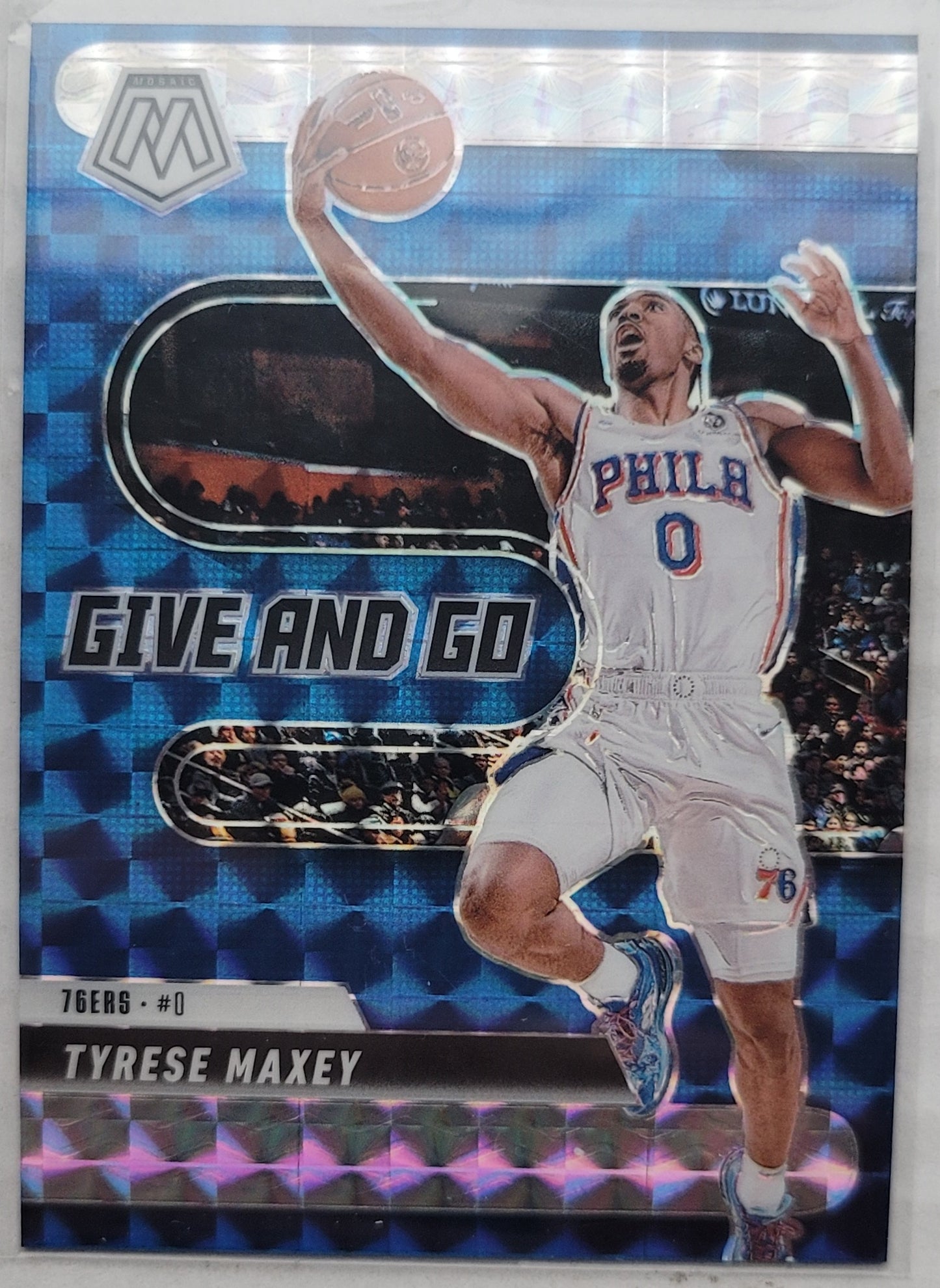 Tyrese Maxey - 2024-25 Panini Mosaic Give and Go Mosaic #12