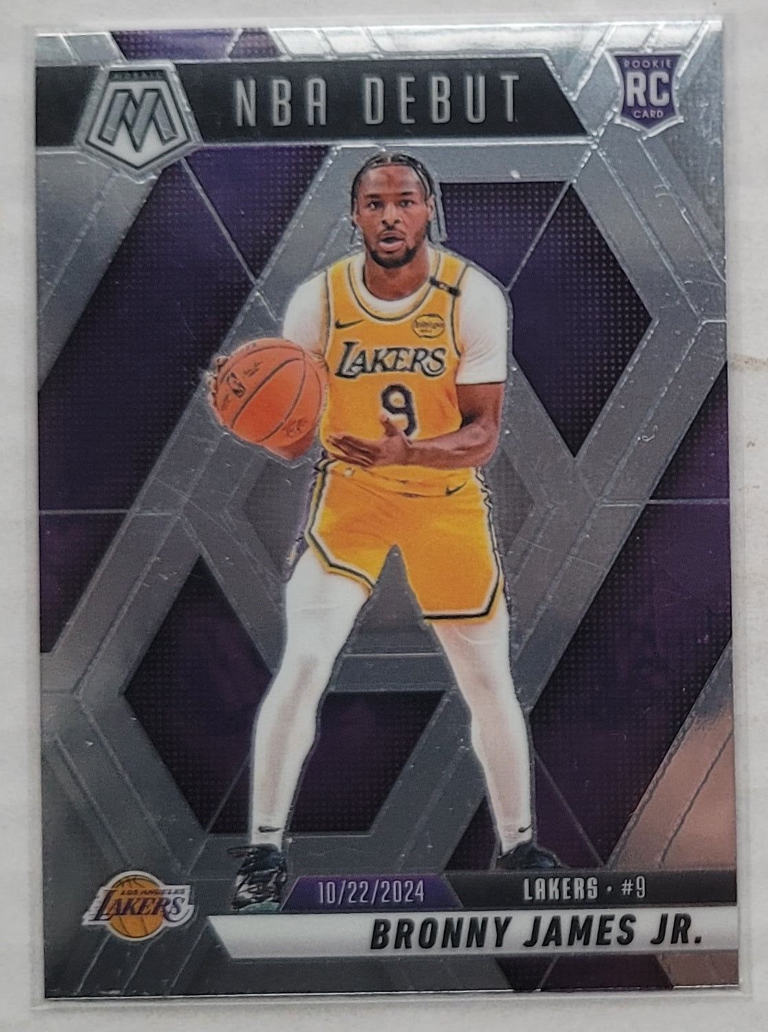 Bronny James Jr. - 2024-25 Panini Mosaic #262 NBA Debut RC