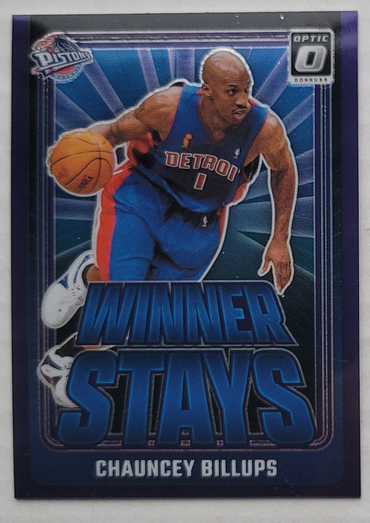Chauncey Billups - 2024-25 Donruss Optic Winner Stays Purple #18