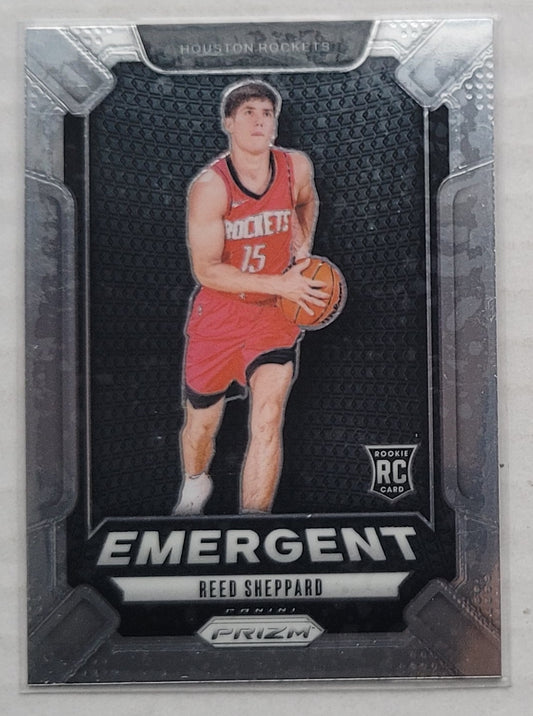 Reed Sheppard - 2024-25 Panini Prizm Emergent #26