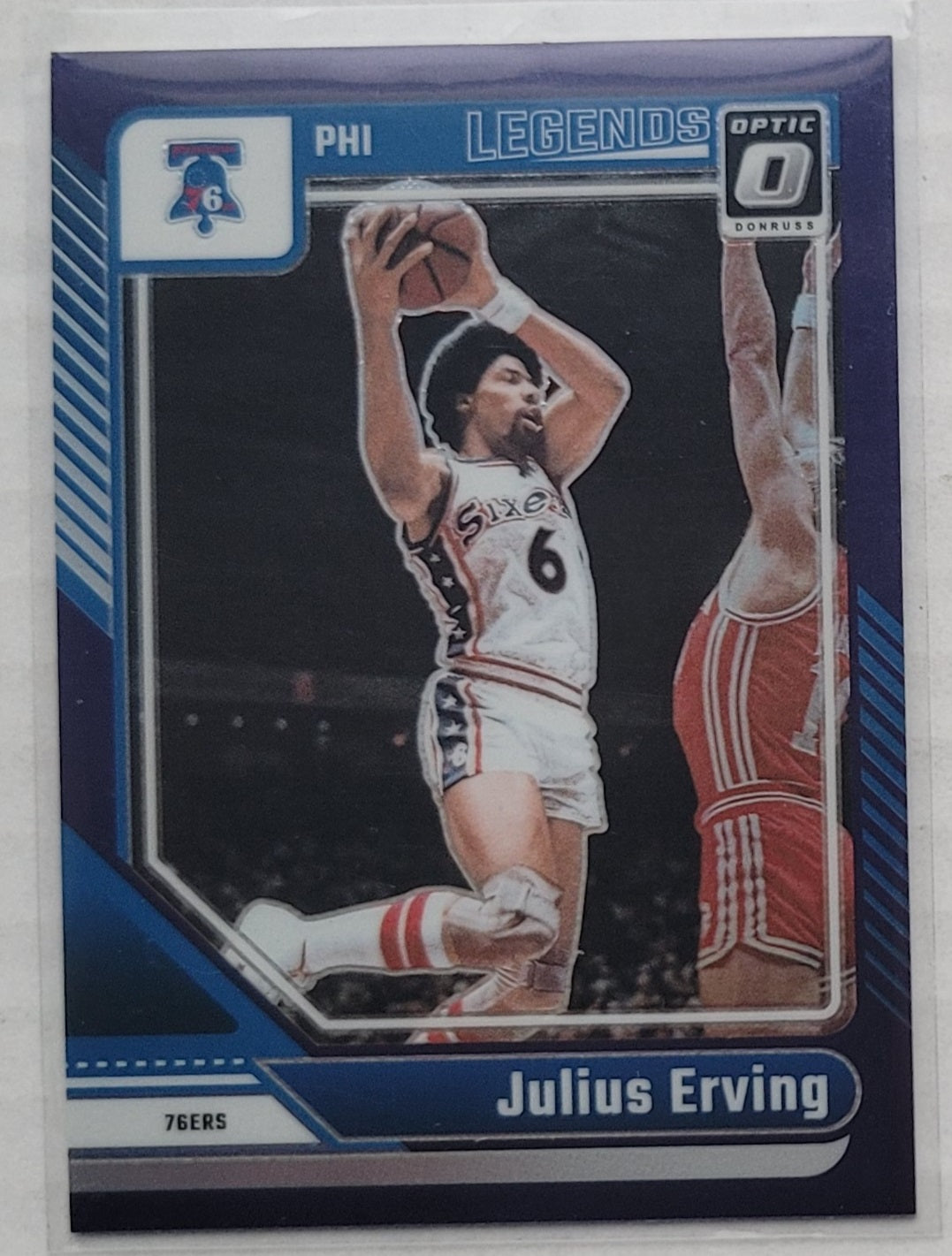 Julius Erving - 2024-25 Donruss Optic Purple #232 LGD