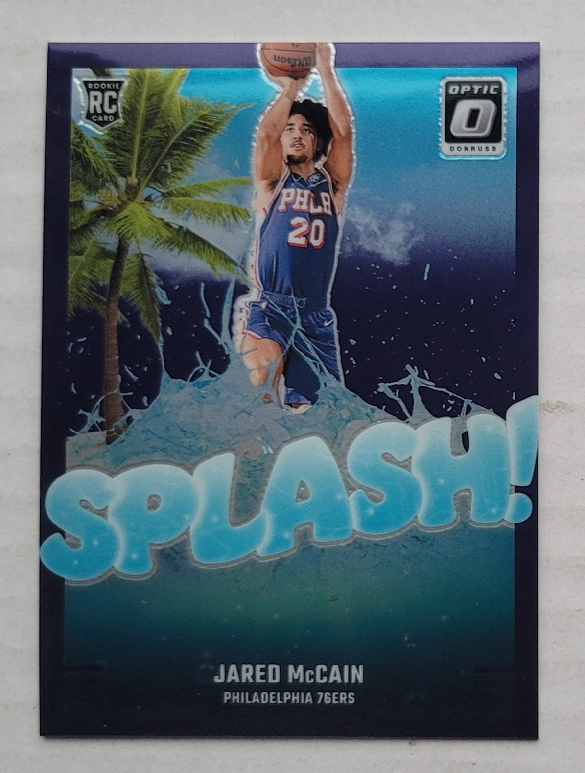 Jared McCain - 2024-25 Donruss Optic Splash! Purple #3