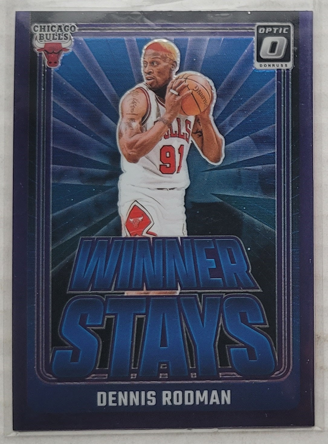 Dennis Rodman - 2024-25 Donruss Optic Winner Stays Purple #16