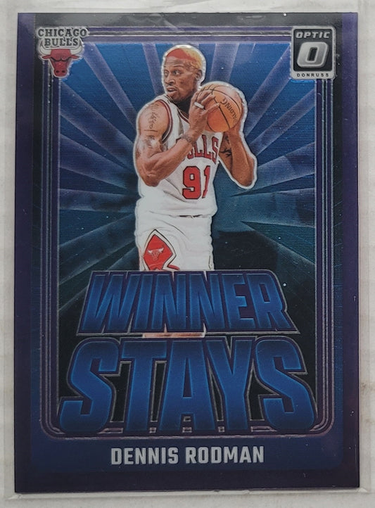 Dennis Rodman - 2024-25 Donruss Optic Winner Stays Purple #16