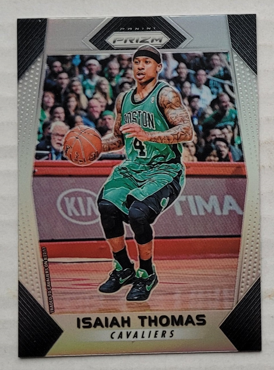 Isaiah Thomas - 2017-18 Panini Prizm Prizms Silver #12