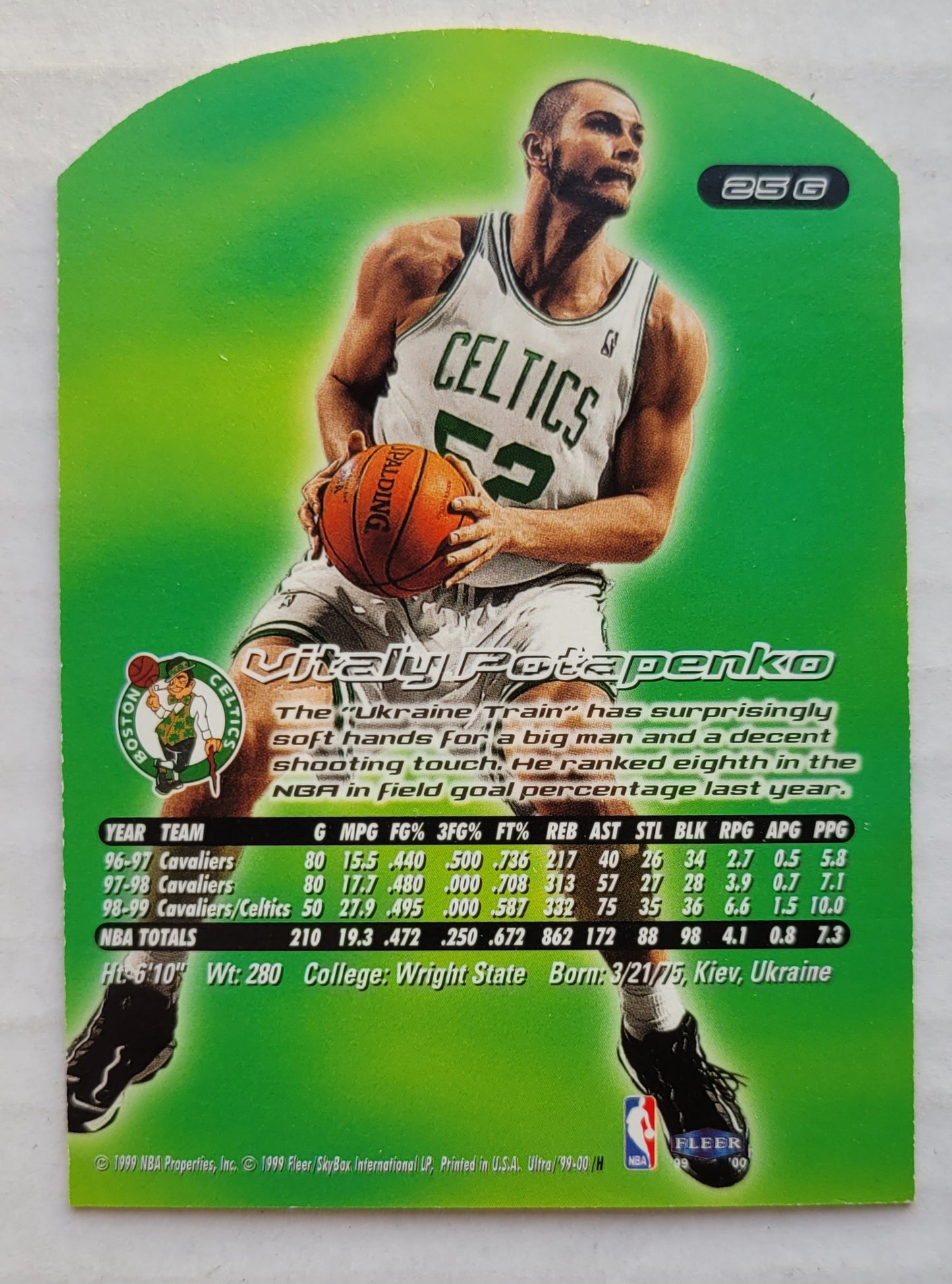 Vitaly Potapenko - 1999-00 Ultra Gold Medallion #25