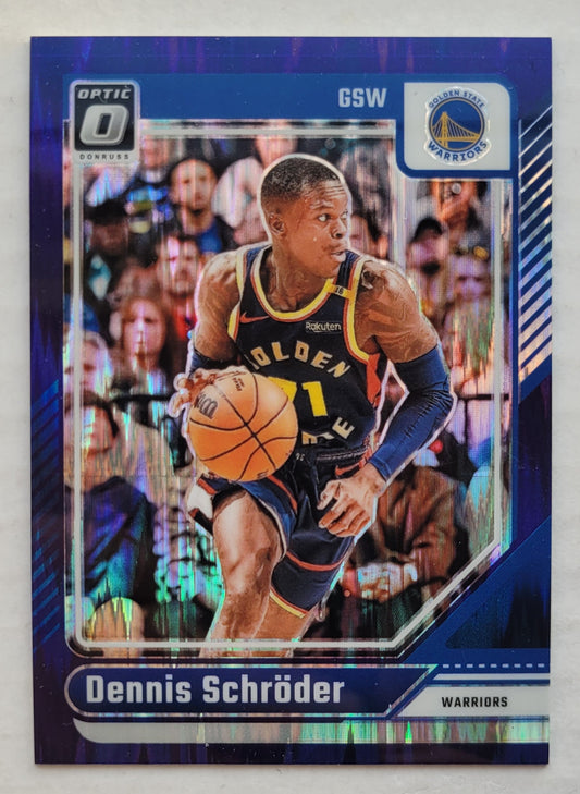 Dennis Schroder - 2024-25 Donruss Optic Purple Shock #84