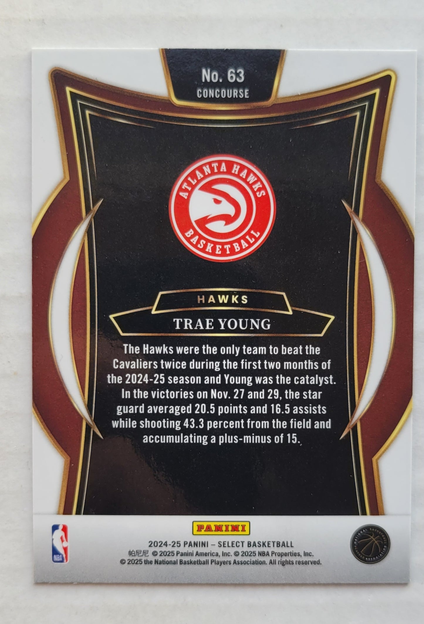 Trae Young - 2024-25 Select Blue #63