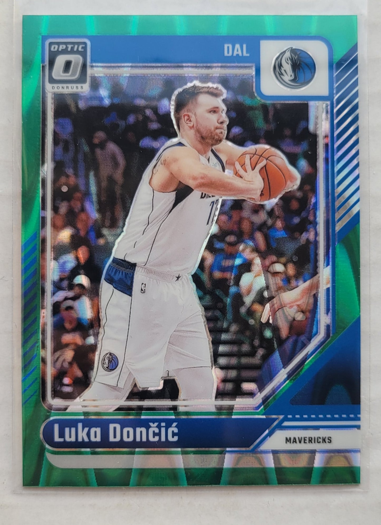 Luka Doncic - 2024-25 Donruss Optic Green Seismic #214