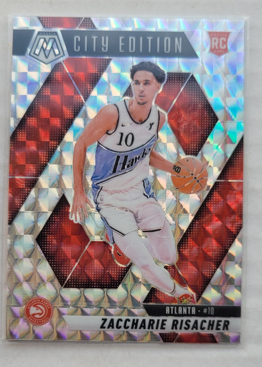 Zaccharie Risacher - 2024-25 Panini Mosaic Mosaic #274 City Edition RC