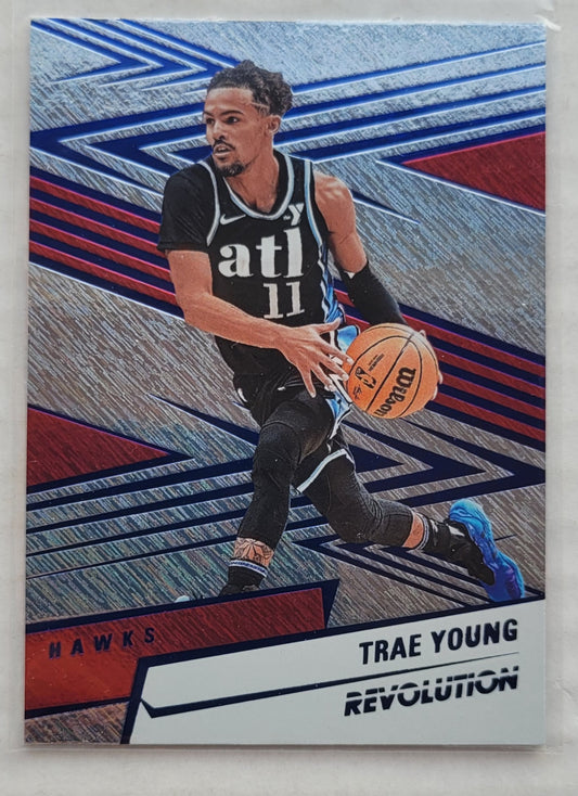 Trae Young - 2024-25 Panini Revolution Blue Storm #27