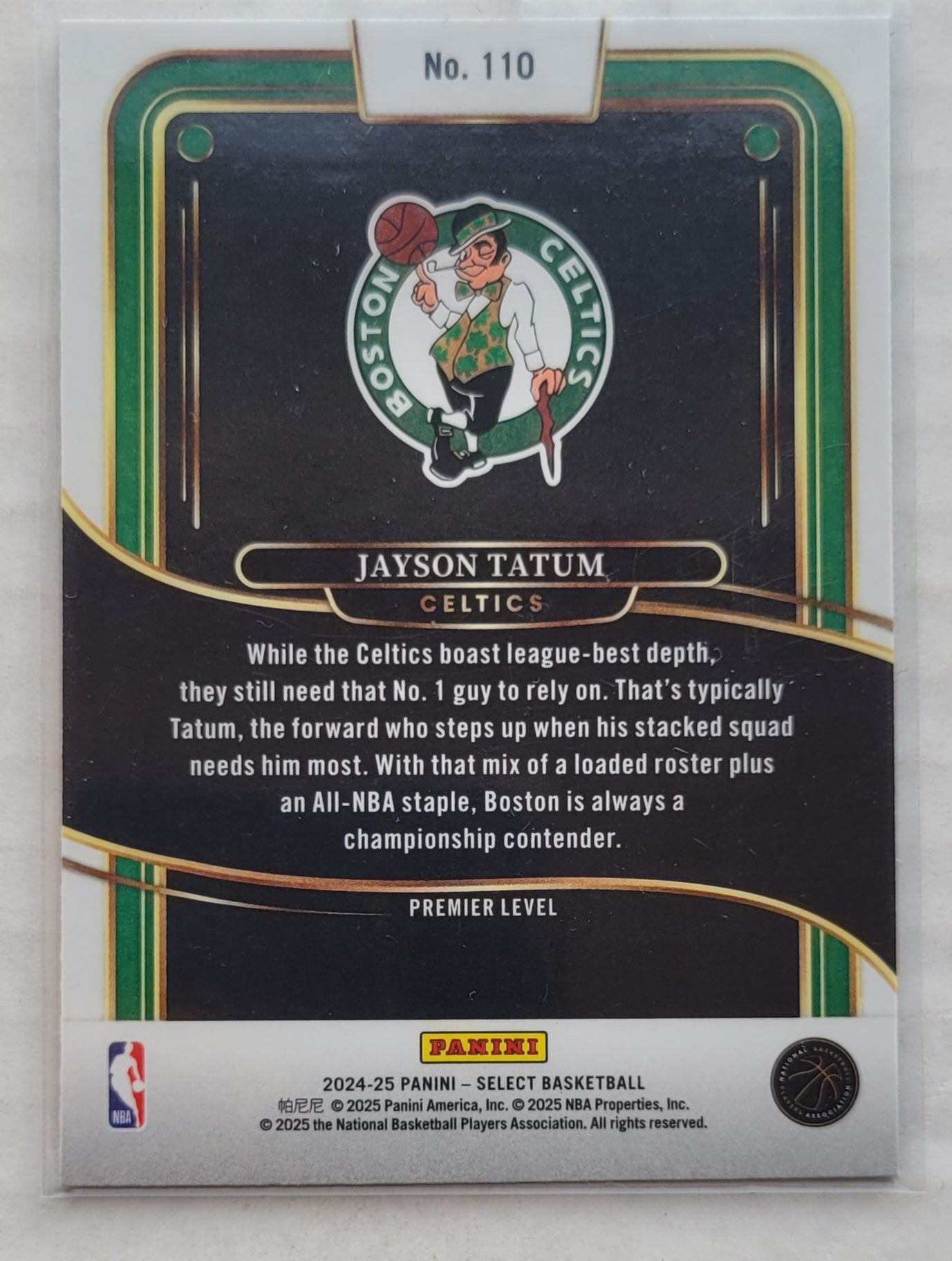 Jayson Tatum - 2024-25 Select Blue #110