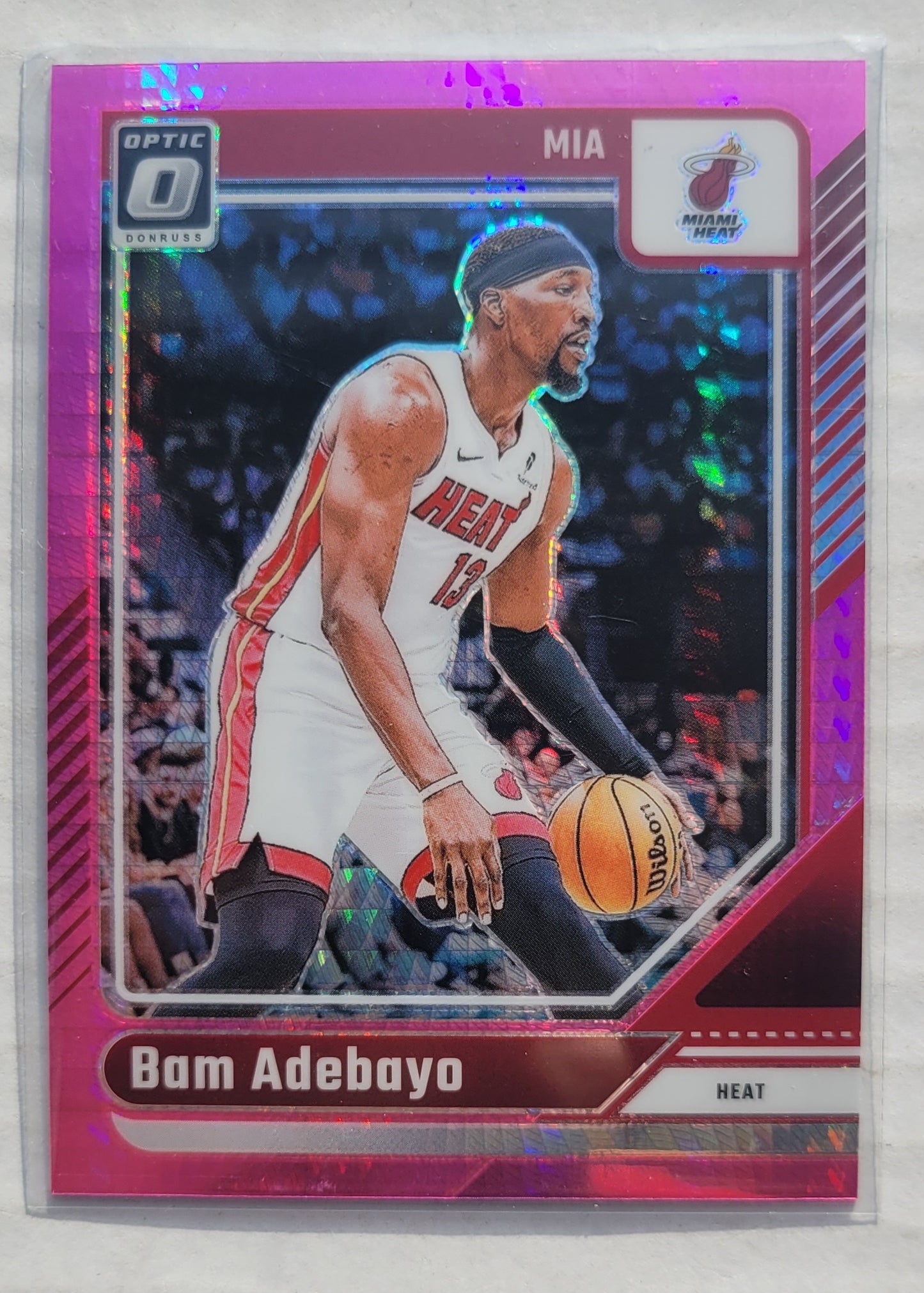 Bam Adebayo - 2024-25 Donruss Optic Hyper Pink #212