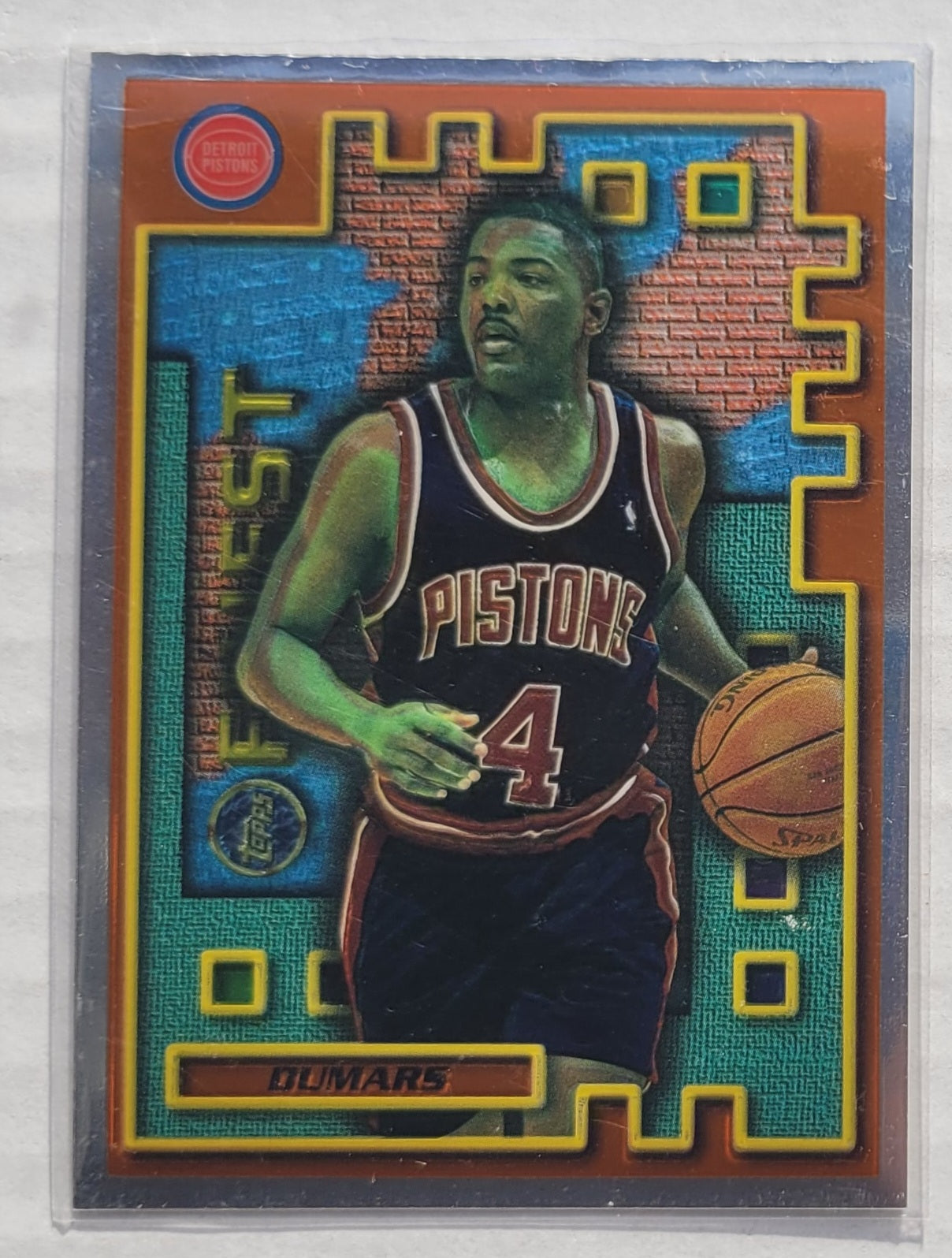 Joe Dumars - 1995-96 Finest Mystery #M25