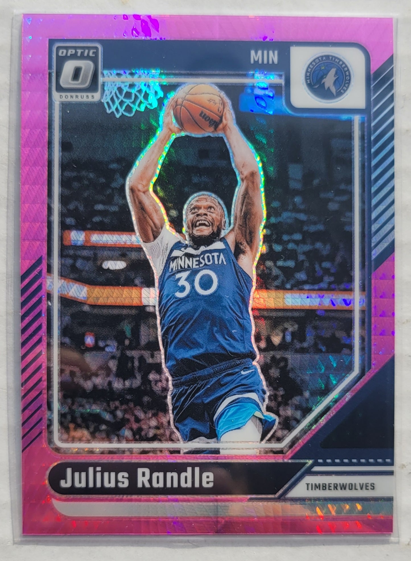 Julius Randle - 2024-25 Donruss Optic Hyper Pink #224