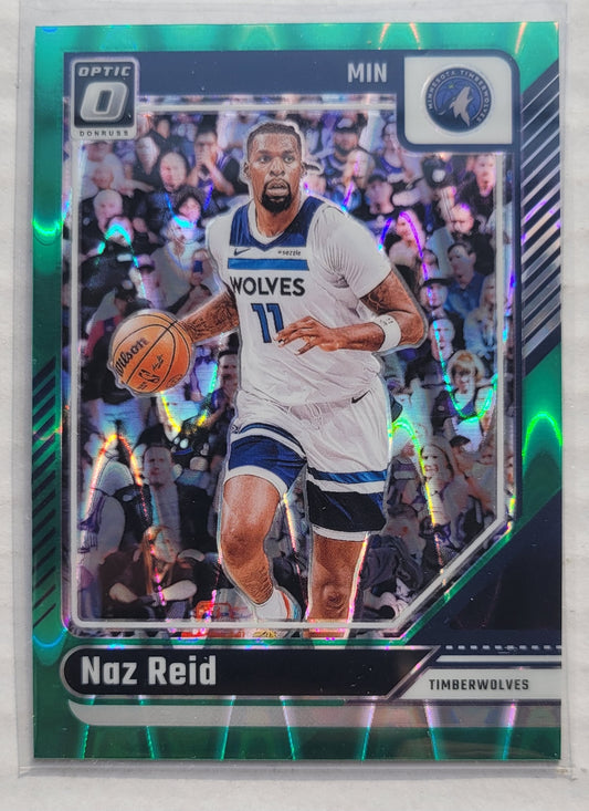 Naz Reid - 2024-25 Donruss Optic Green Seismic #20