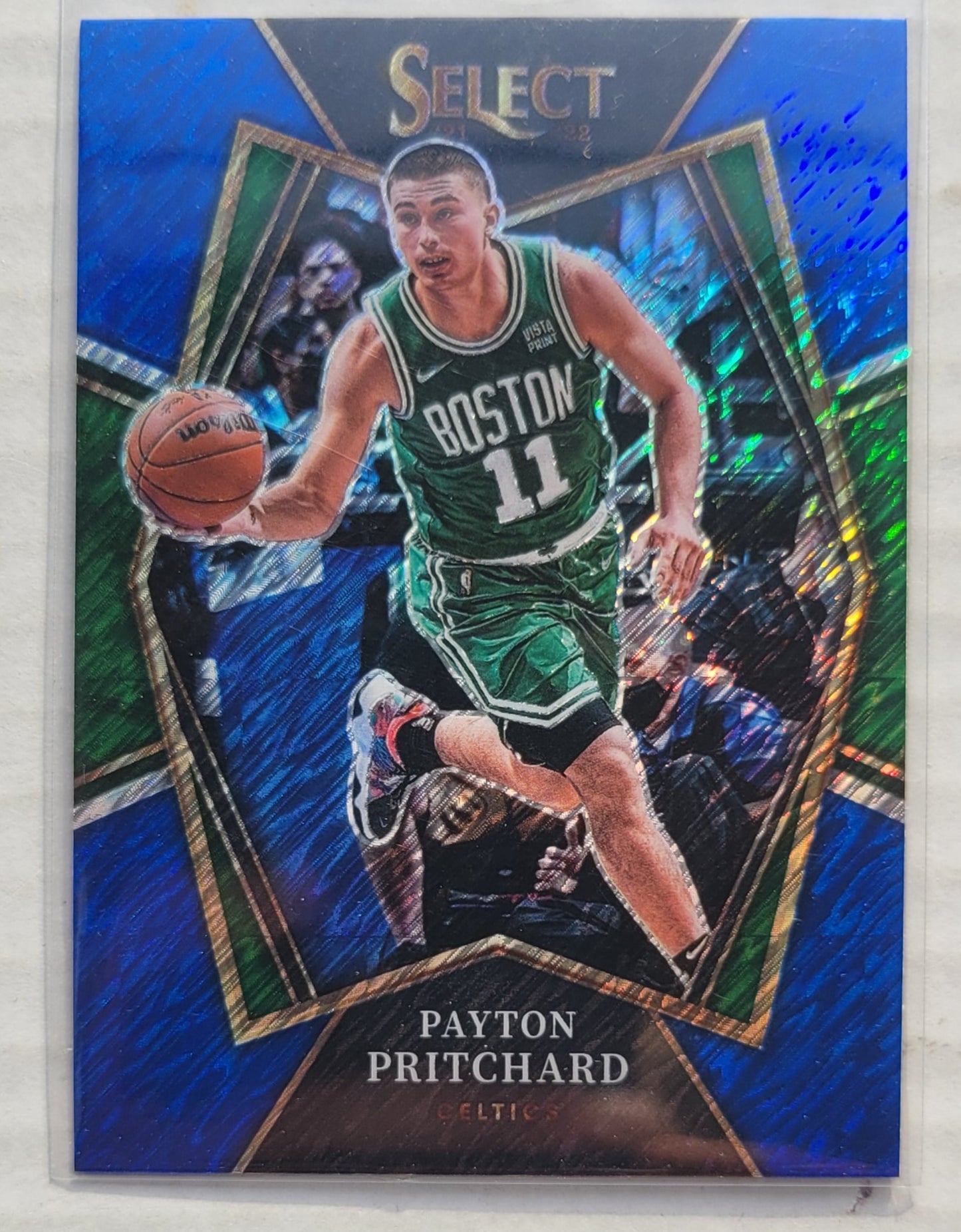 Payton Pritchard - 2021-22 Select Prizms Blue Shimmer #139