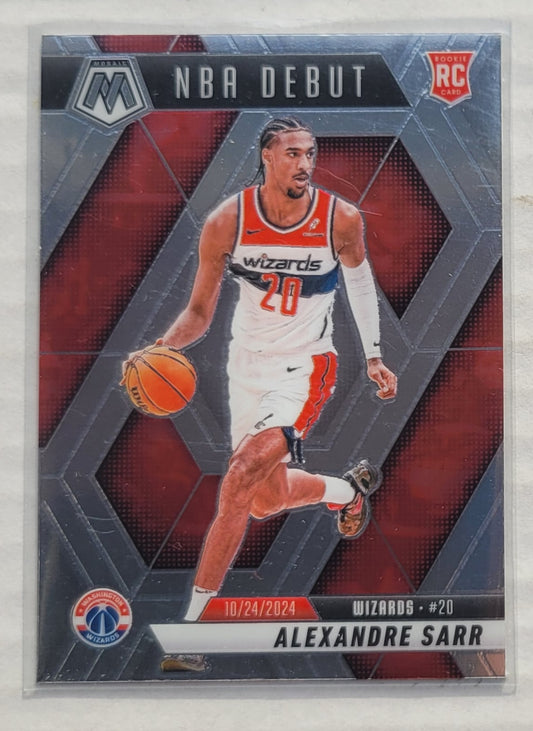 Alexandre Sarr - 2024-25 Panini Mosaic #254 NBA Debut RC