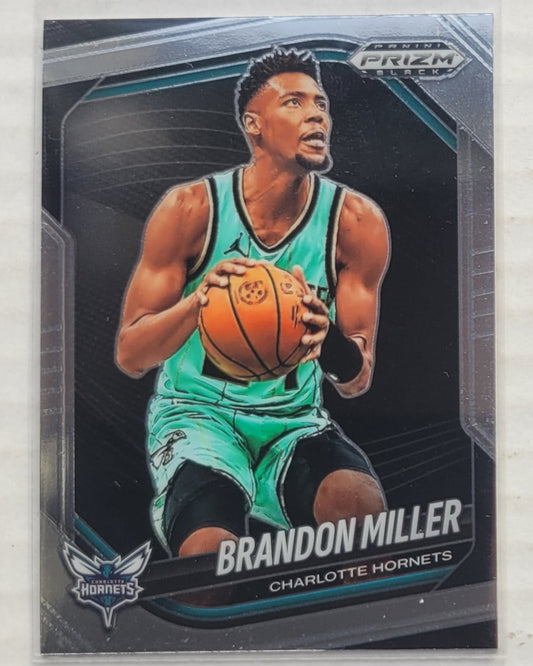 Brandon Miller - 2024-25 Panini Prizm Black #81