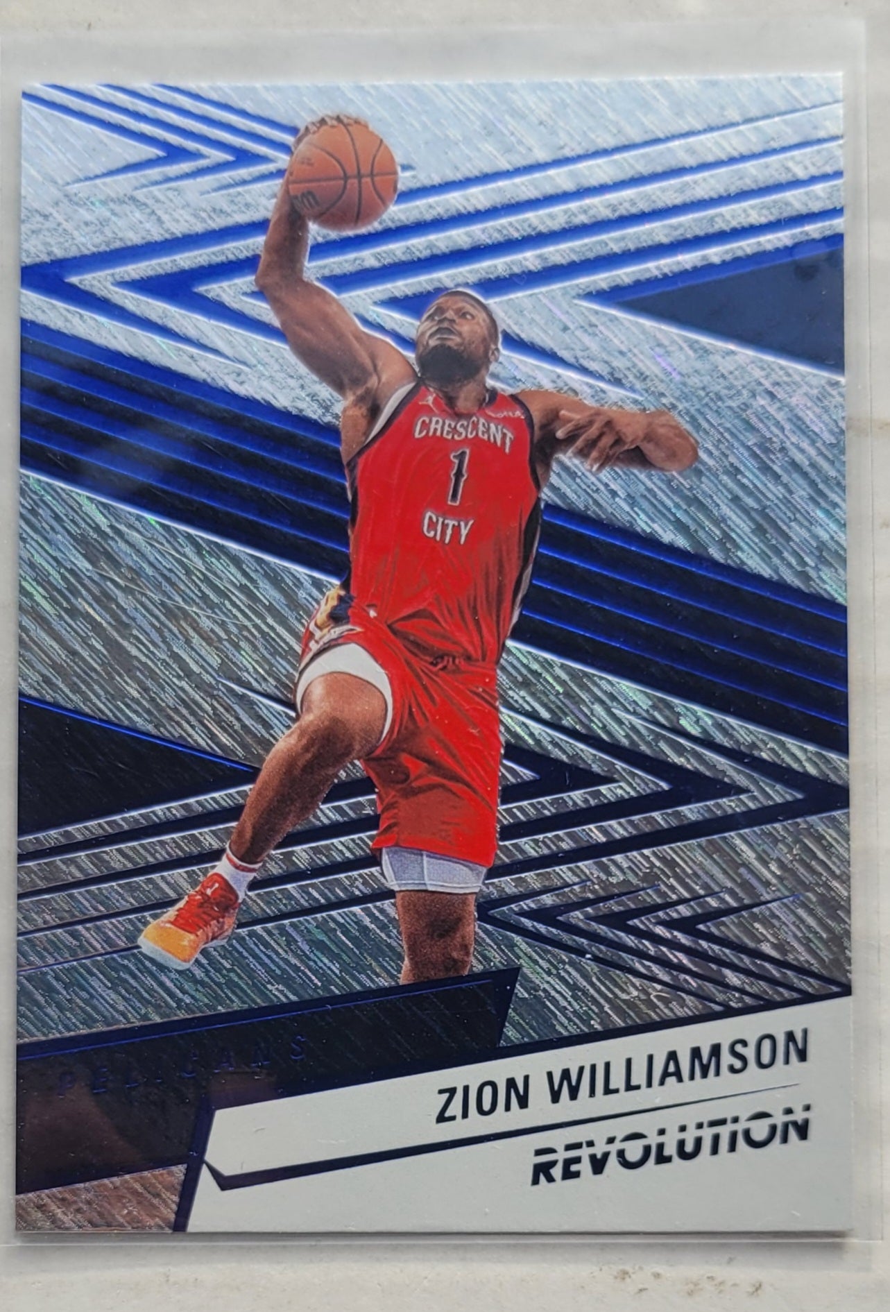 Zion Williamson - 2024-25 Panini Revolution Blue Storm #50