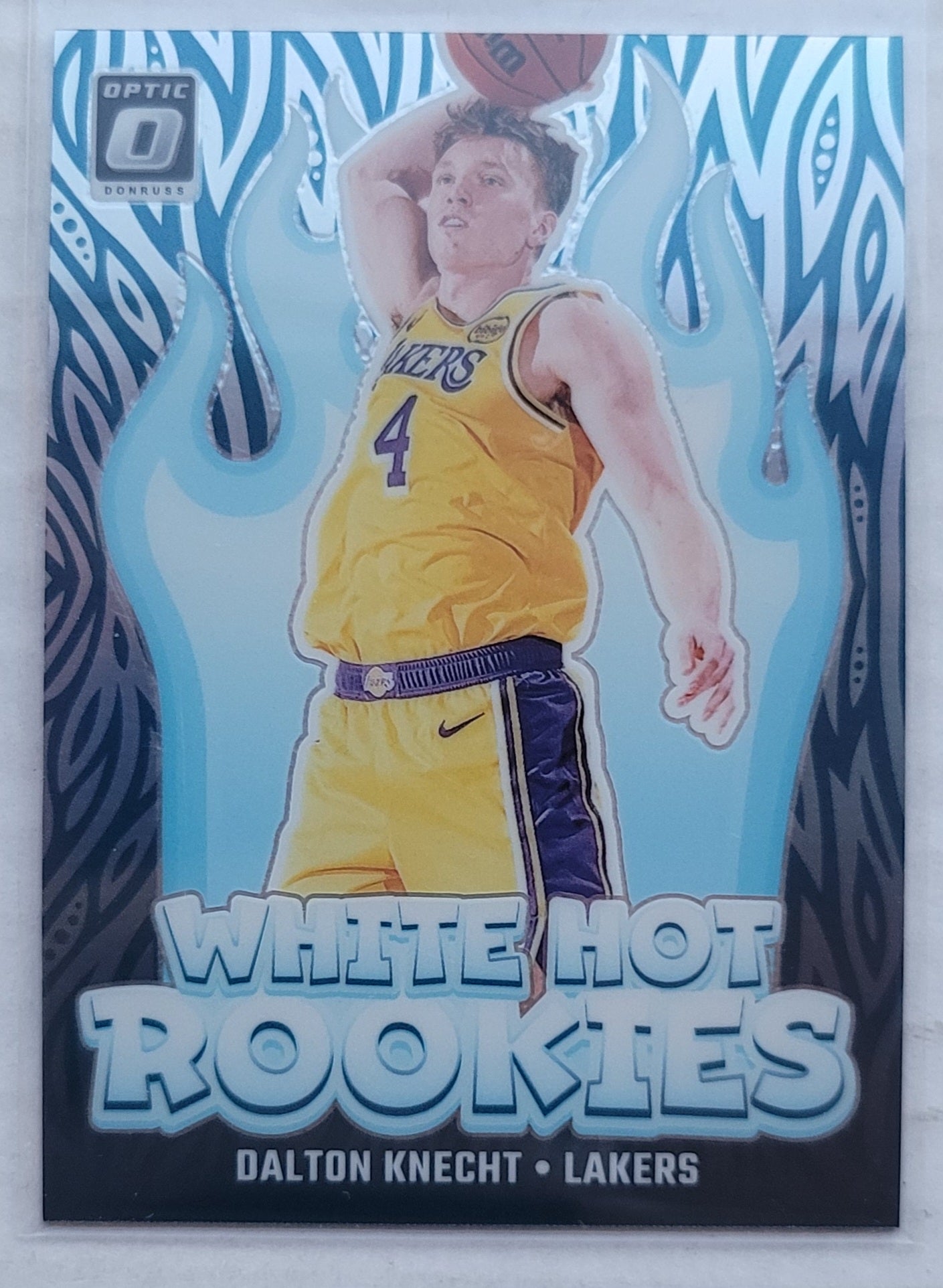Dalton Knecht - 2024-25 Donruss Optic White Hot Rookies Holo #9