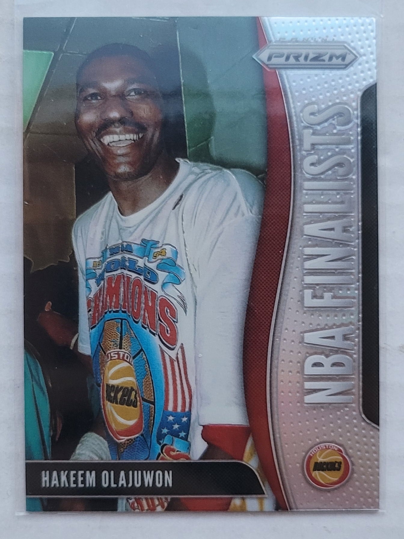 Hakeem Olajuwon - 2019-20 Panini Prizm NBA Finalists Prizms Silver #10
