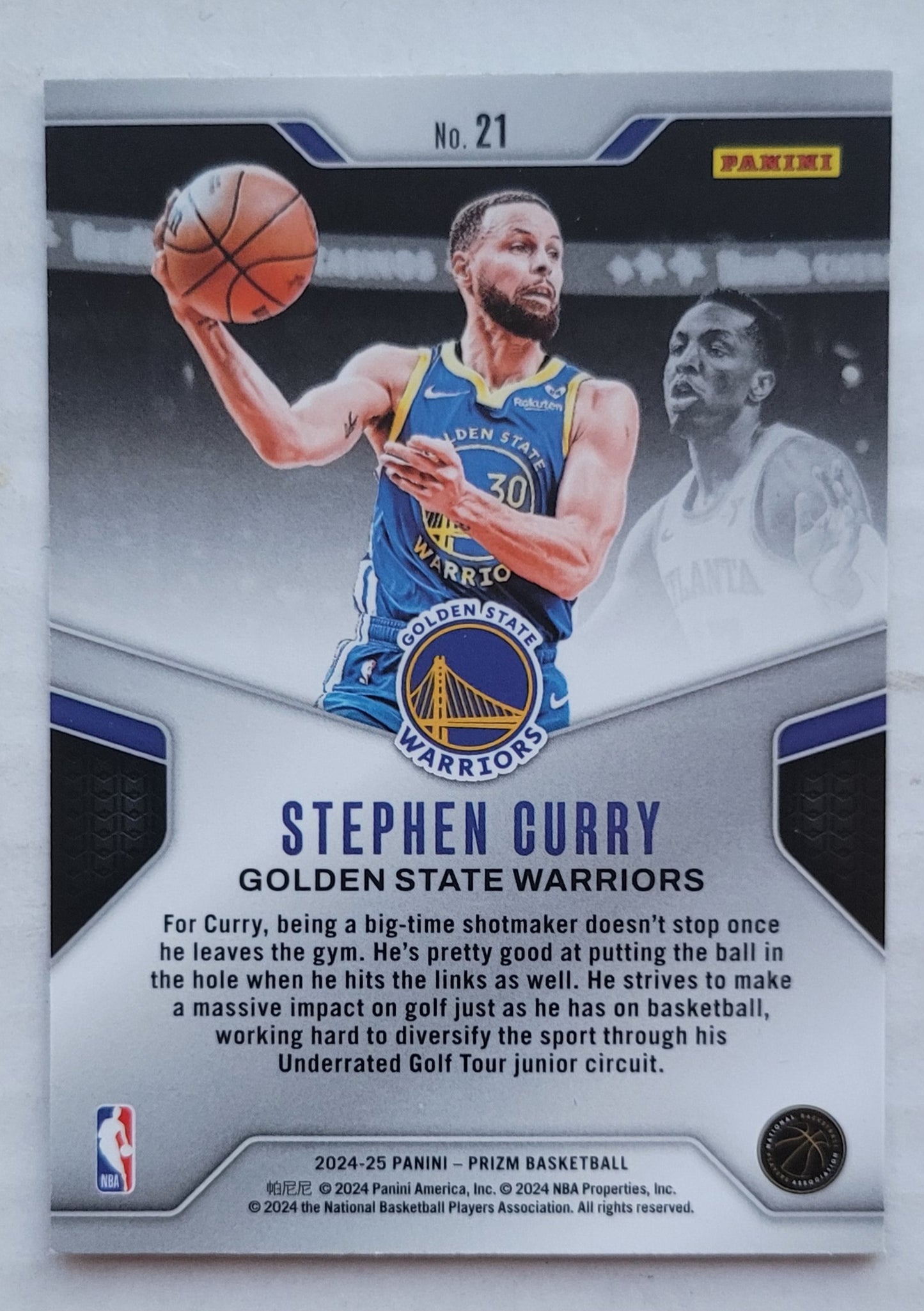 Stephen Curry - 2024-25 Panini Prizm Dominance #21