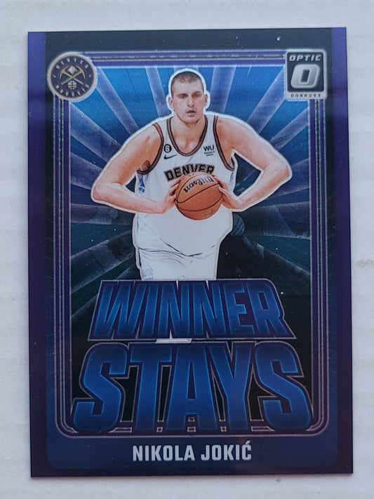 Nikola Jokic - 2024-25 Donruss Optic Winner Stays Purple #6