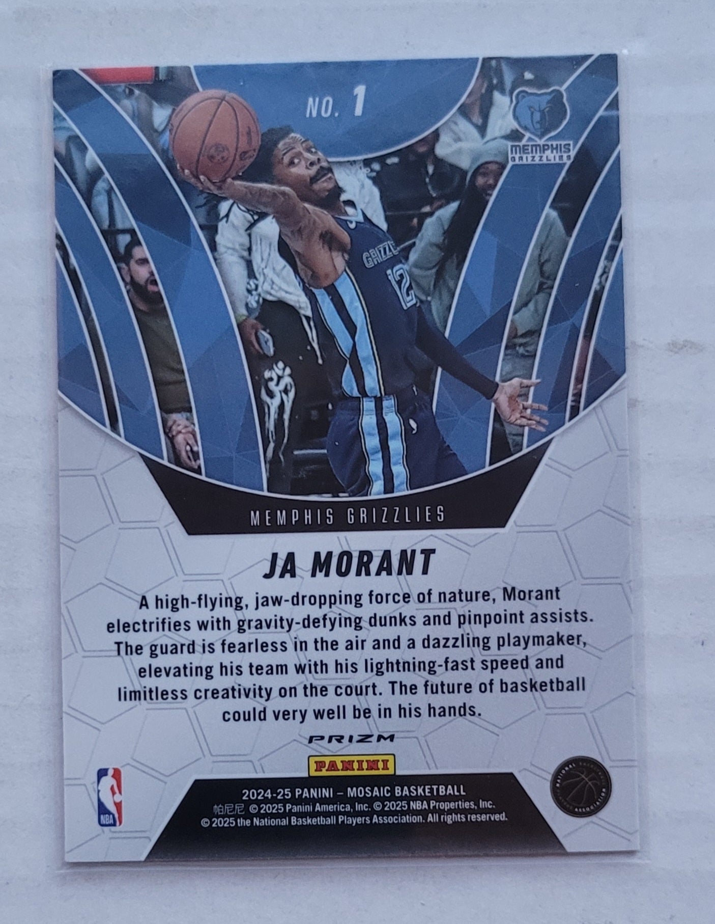 Ja Morant - 2023-24 Panini Mosaic Elevate Mosaic #25