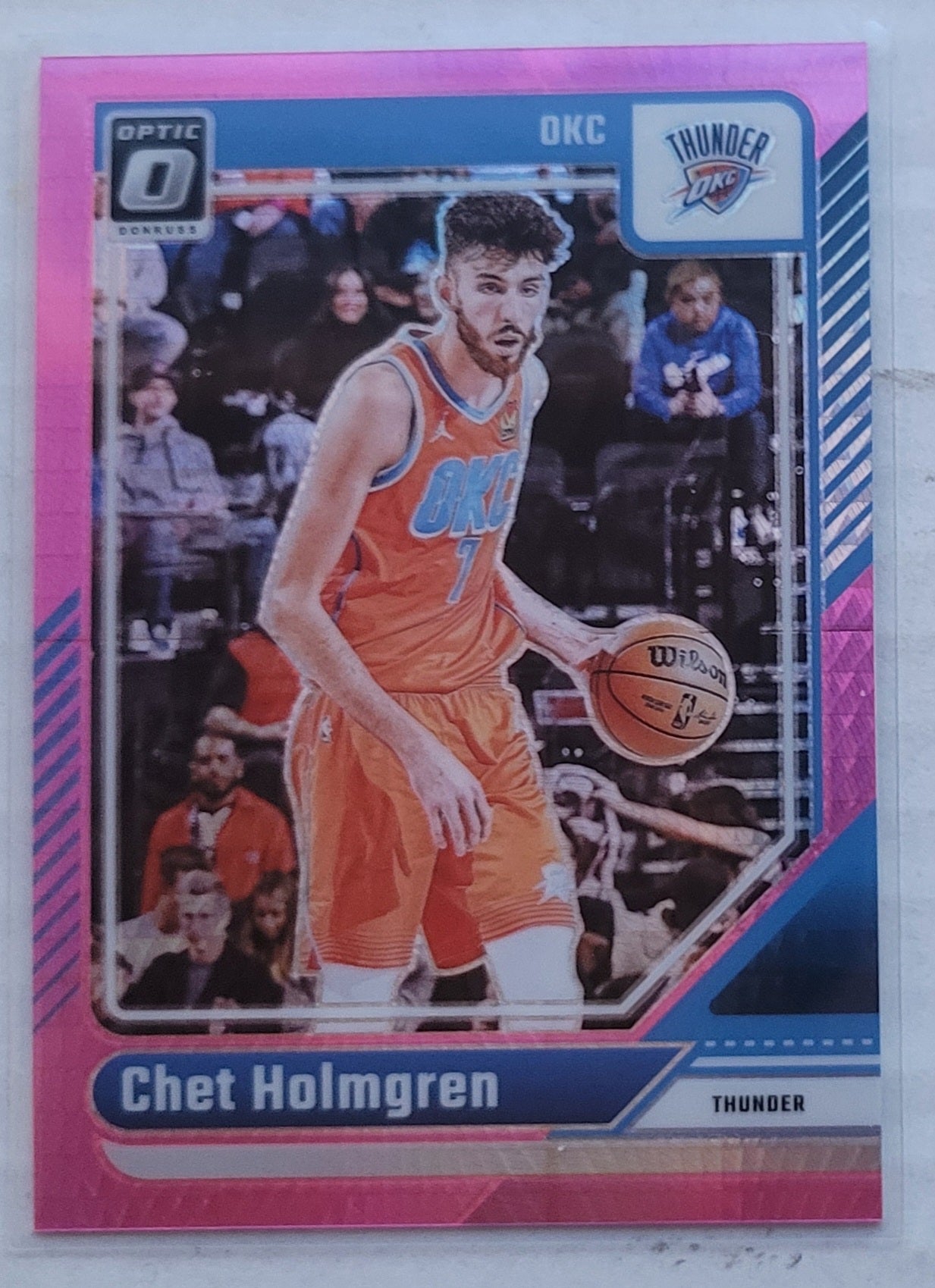 Chet Holmgren - 2024-25 Donruss Optic Hyper Pink #23