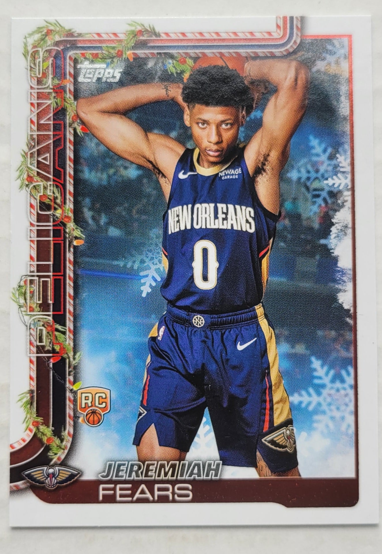 Jeremiah Fears - 2025-26 Topps Holiday #H167 RC