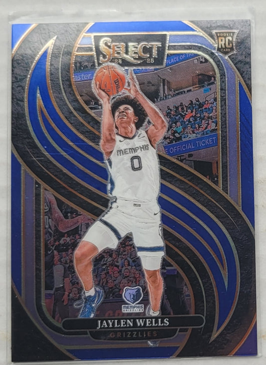 Jaylen Wells - 2024-25 Select Blue #188 RC