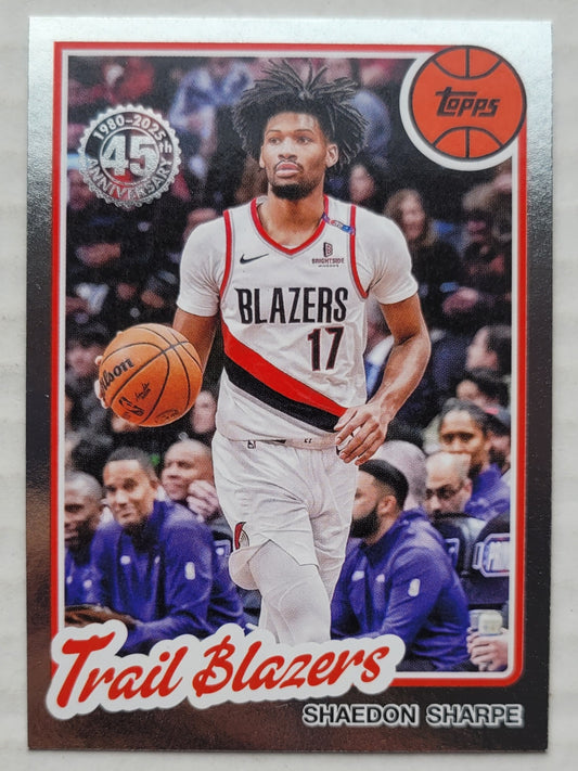 Shaedon Sharpe - 2025-26 Topps '80-81 Topps #80BK35