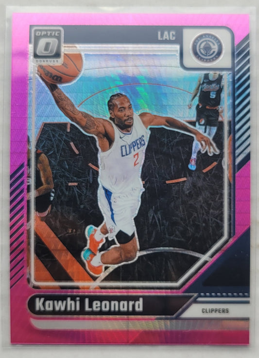Kawhi Leonard - 2024-25 Donruss Optic Hyper Pink #141