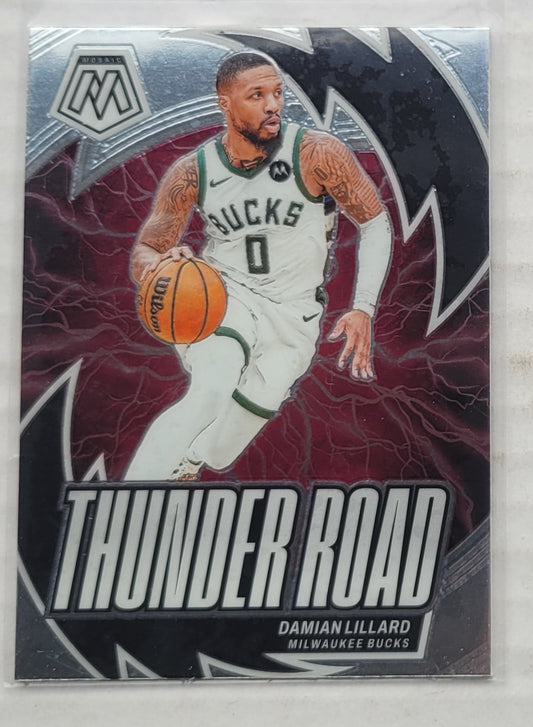 Damian Lillard - 2023-24 Panini Mosaic Thunder Road #2